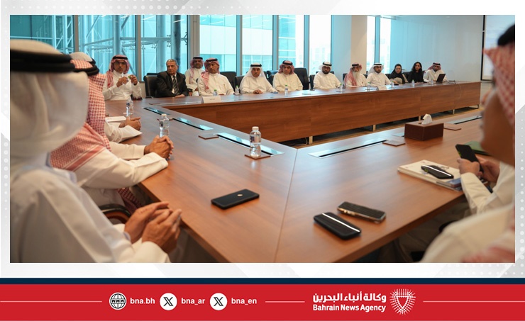 وزير الصناعة والتجارة يجتمع مع وفد الجانب السعودي بمجلس الأعمال البحريني السعودي المشترك